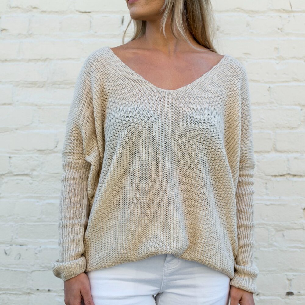 NEW Umgee Cream Sweater/Cardigan